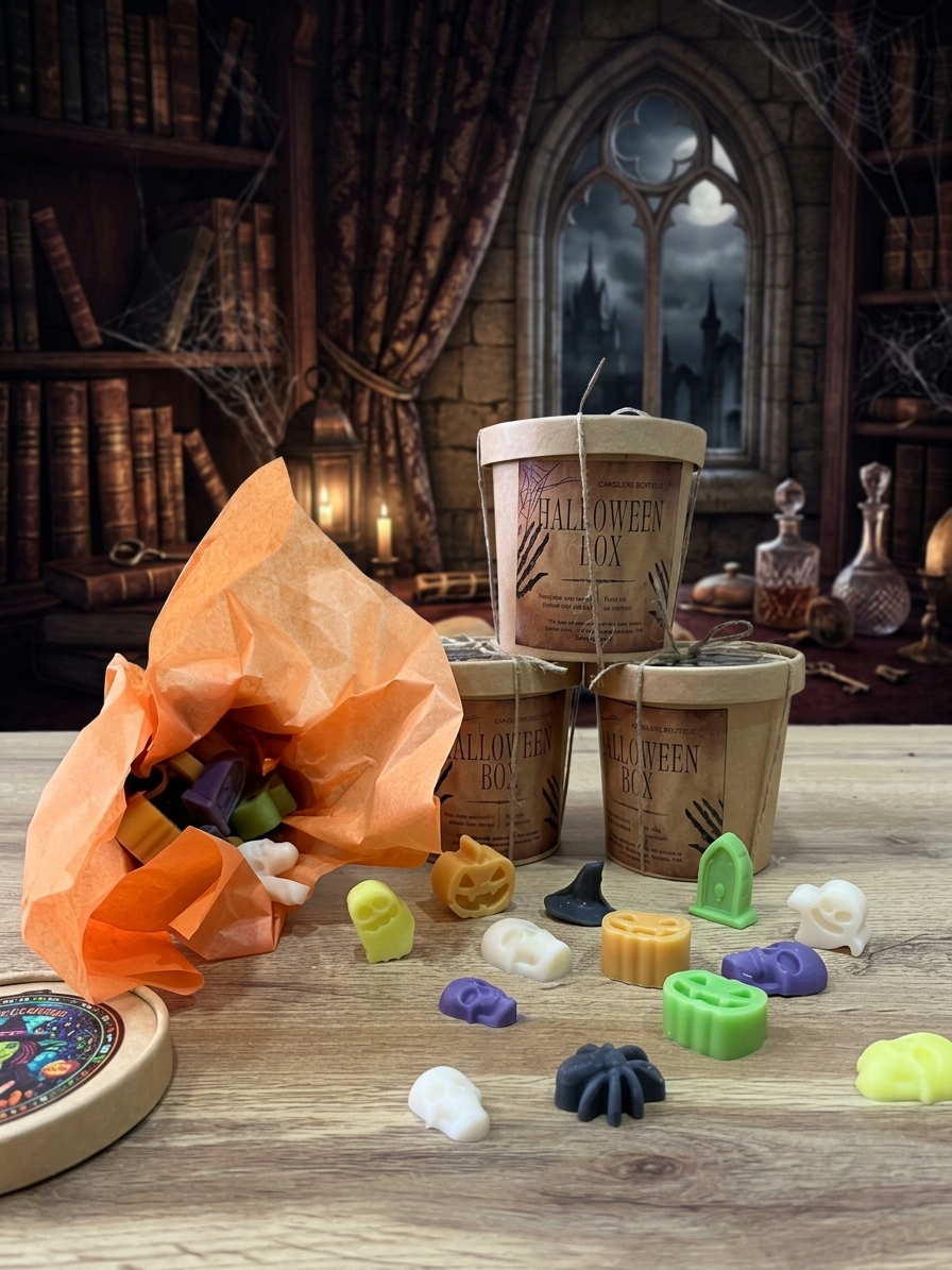 🎃 Mini Spooky Box: Φυτικά Wax Melts “Pumpkin Soufflé”